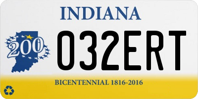 IN license plate 032ERT