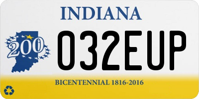 IN license plate 032EUP