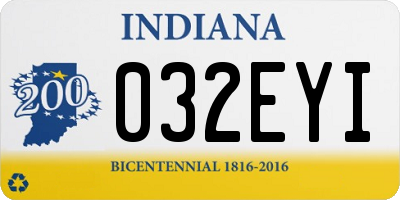IN license plate 032EYI