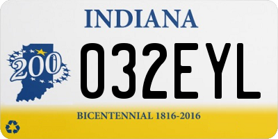 IN license plate 032EYL
