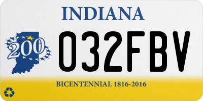 IN license plate 032FBV