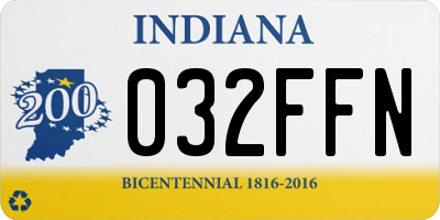 IN license plate 032FFN