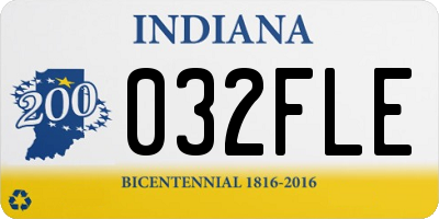 IN license plate 032FLE