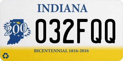 IN license plate 032FQQ