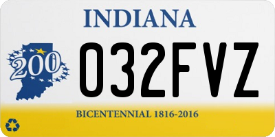 IN license plate 032FVZ