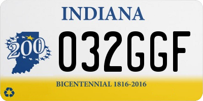 IN license plate 032GGF