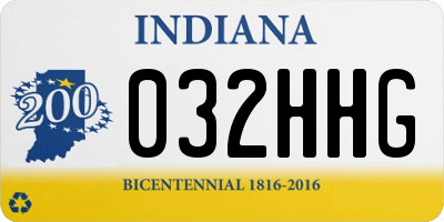 IN license plate 032HHG