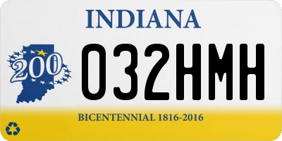 IN license plate 032HMH