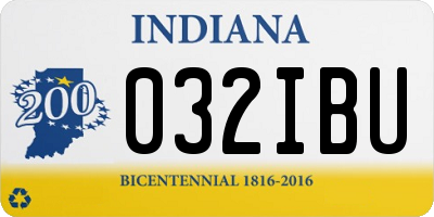 IN license plate 032IBU