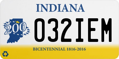 IN license plate 032IEM