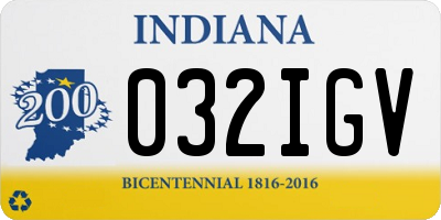 IN license plate 032IGV