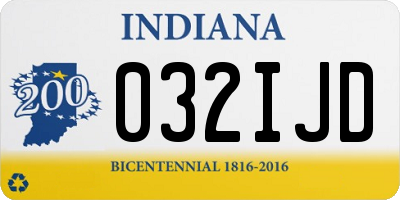 IN license plate 032IJD