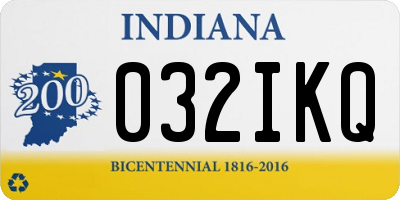 IN license plate 032IKQ