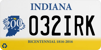 IN license plate 032IRK