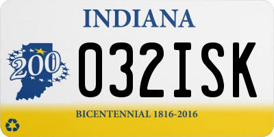 IN license plate 032ISK