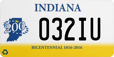 IN license plate 032IU