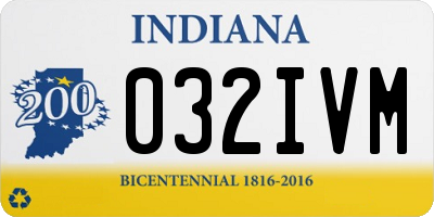 IN license plate 032IVM