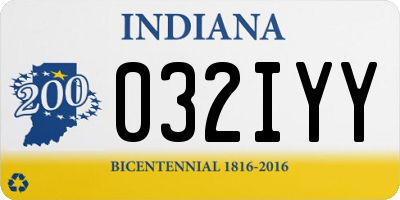 IN license plate 032IYY