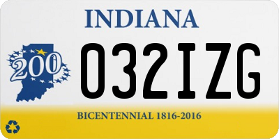 IN license plate 032IZG