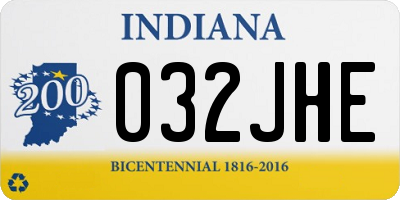 IN license plate 032JHE
