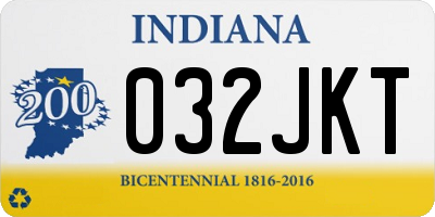 IN license plate 032JKT