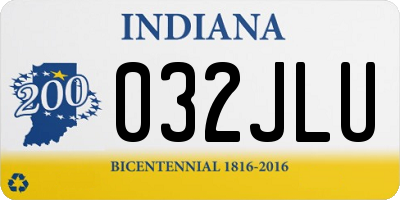 IN license plate 032JLU