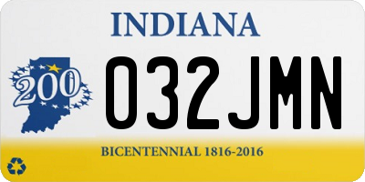 IN license plate 032JMN