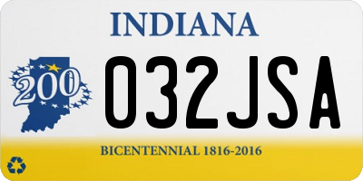 IN license plate 032JSA