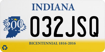 IN license plate 032JSQ