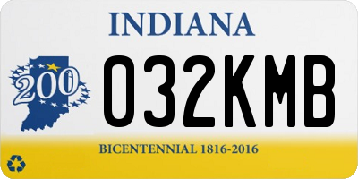 IN license plate 032KMB