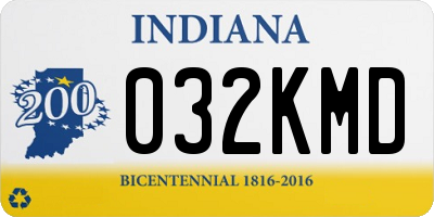 IN license plate 032KMD
