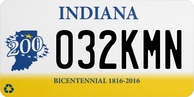 IN license plate 032KMN