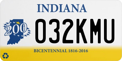 IN license plate 032KMU