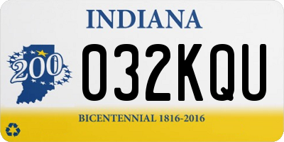 IN license plate 032KQU