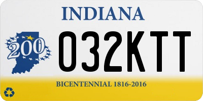 IN license plate 032KTT