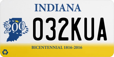 IN license plate 032KUA