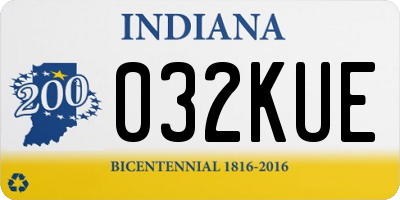 IN license plate 032KUE