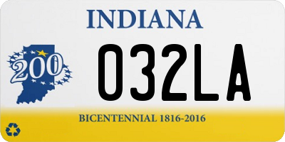 IN license plate 032LA