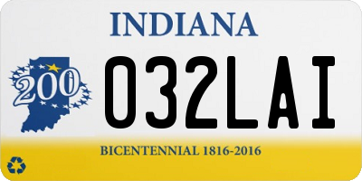 IN license plate 032LAI