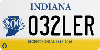 IN license plate 032LER