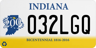 IN license plate 032LGQ