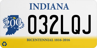 IN license plate 032LQJ