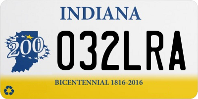 IN license plate 032LRA