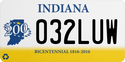 IN license plate 032LUW
