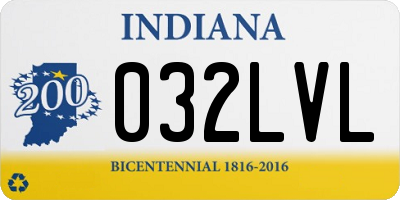 IN license plate 032LVL
