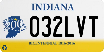 IN license plate 032LVT