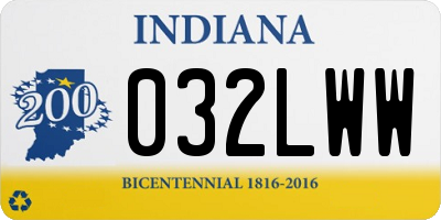 IN license plate 032LWW