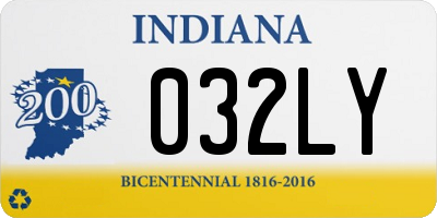 IN license plate 032LY