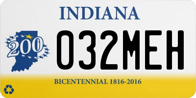 IN license plate 032MEH
