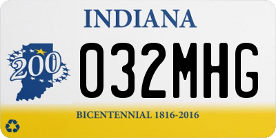 IN license plate 032MHG